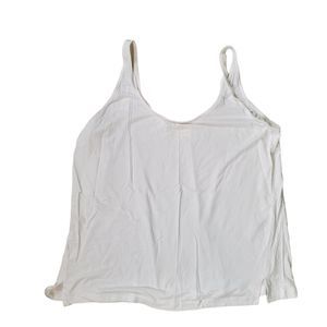 Soma Soft Modal Tank Top Scoop Neck Ivory White sz 2X